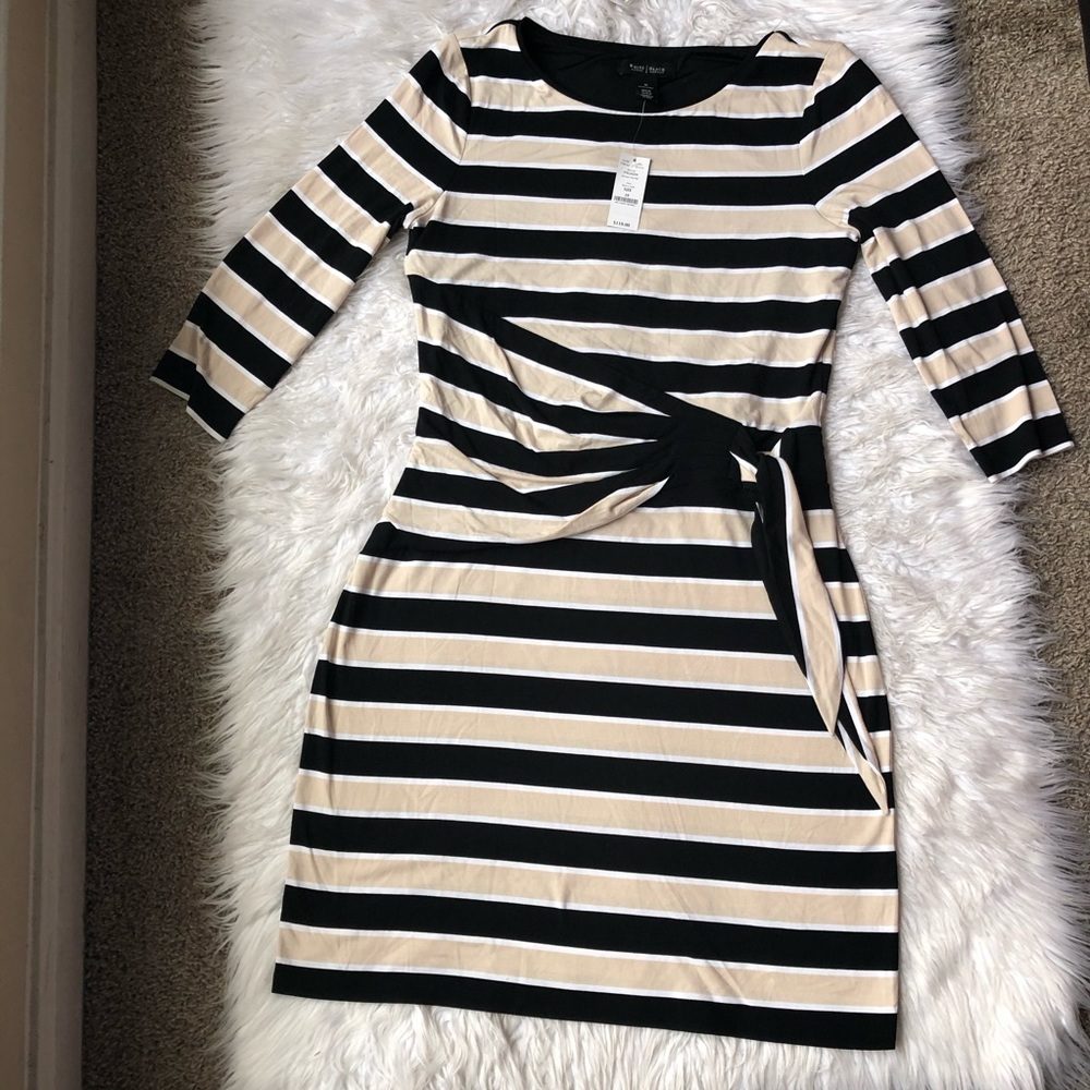 White House Black Market Striped Dress